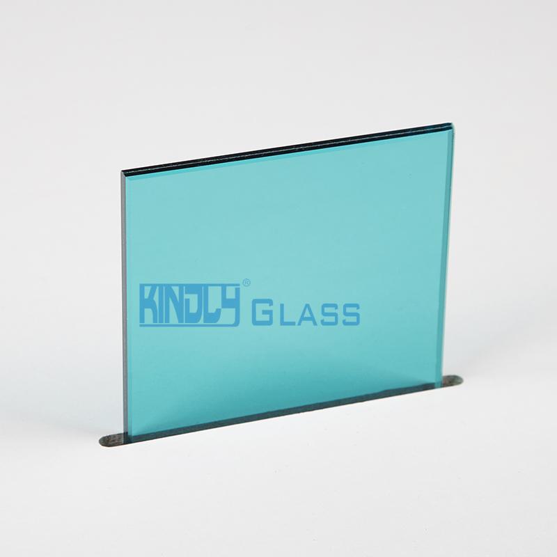 Clear + 0.76mm Ocean Blue PVB Laminated Glass